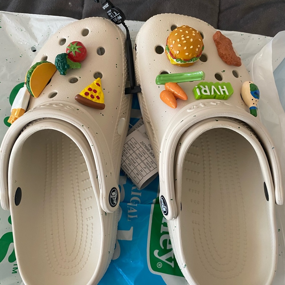 Limited edition hidden valley crocs